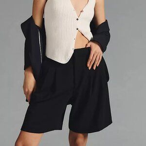 NWT Anthropologie Maeve - Avery Pleated Trouser Shorts